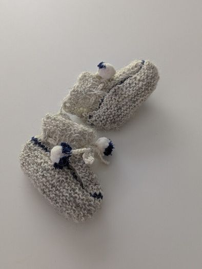 Wool baby boots 3 months