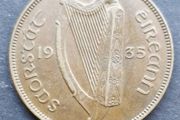 1935 Ireland Penny Coin