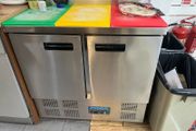 Polar prep counter 256Lt fridge
