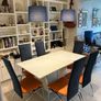 Dining Table & 8 Colour Block Dining Chairs Image 3