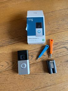 BUNDLE Ring Doorbell Battery Pro + Chime + Solar Charger