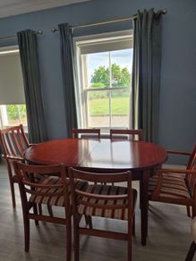 Dining table and chairs