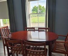 Dining table and chairs