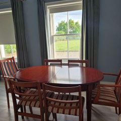 Dining table and chairs