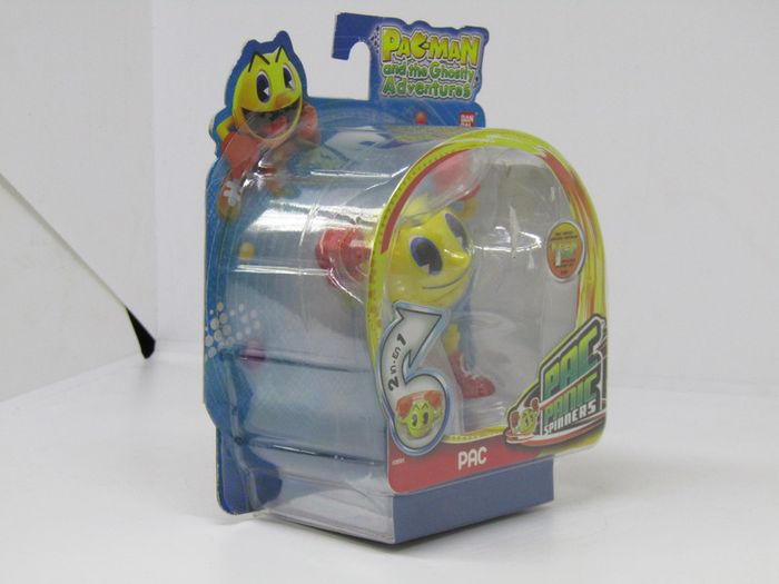 BANDAI Pac Man and the Ghostly Adventures, Panic Spinner Action Figure 2 in 1 Pack