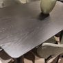 Black Oak Dining Table Ex Display Image 9