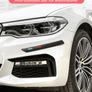 2X BMW M Sport Performance Car Front Rear Bumper Protector Corner Guard Scratch Strip Sticker Rubber Black Auto Bumper Protection G30 G38 E46 E30 E39 E34 E60 E36 E38 M3 M5 X5 X6 accessories Image 2