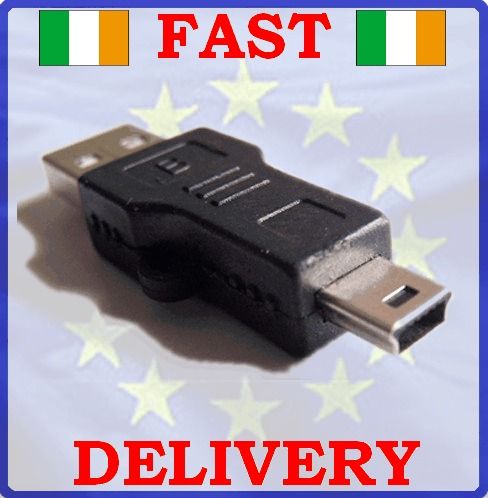 New Super Short Mini USB Cable Adapter USB 2.0 to Mini USB #44