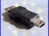 New Super Short Mini USB Cable Adapter USB 2.0 to Mini USB #44