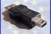 New Super Short Mini USB Cable Adapter USB 2.0 to Mini USB #44