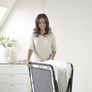 Portable Folding Bed with Comfort Rebound e-Fibre Mattress, Fabric, Black, Lightweight Image 4