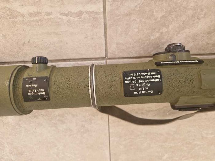 German artillery rangefinder World War II Em 1m R 36 B - Artillery Rangefinder