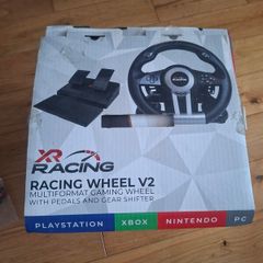 XR Racing Wheel V2 for Nintendo, PS, XBox and PC