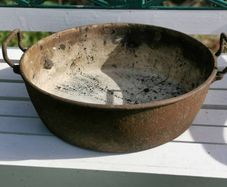 Old Antique cast iron pot