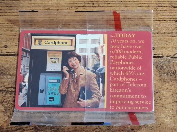 Ireland CallCard "First Public Call Box", mint in wrapper, 5/1995, 5 Units - free standard postage