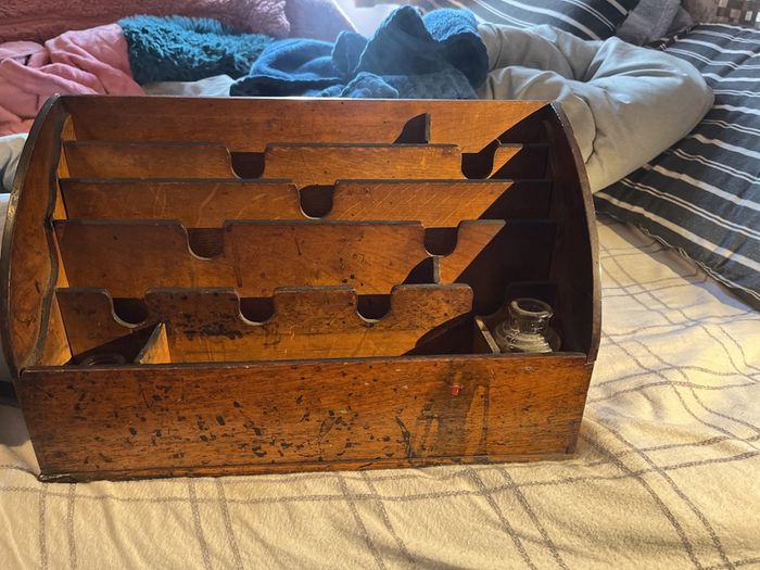 Vintage  letter organiser