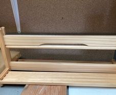 IKEA Mela Wooden Craft Paper Roll Dispenser. As new.