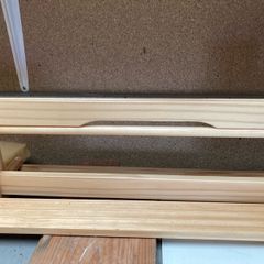 IKEA Mela Wooden Craft Paper Roll Dispenser. As new.
