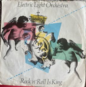 ELO Rock n roll is king picture sleeve vinyl record single in vg+ condition