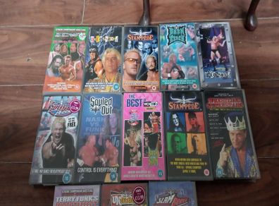 wrestling vhs tapes