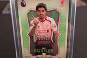 Luis Suarez Liverpool FC Topps Total Football Greatest Show card /75