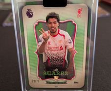 Luis Suarez Liverpool FC Topps Total Football Greatest Show card /75