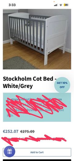 Cot Bed