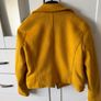 Beautiful mustard biker jacket by New Look Image 3
