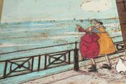 Sam Toft "Her Favourite Cloud" Canvas Print, Multi-Colour, 77 X 57Cm