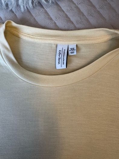 & Other Stories Pale Yellow Long Sleeve Top XS