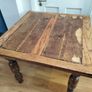 1930's Oak draw leaf extending table (small project) Image 4