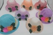 Girls Sun Hats With Flowers