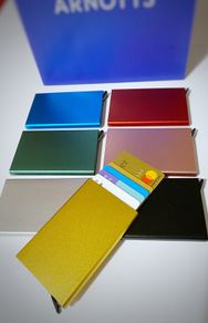 Brand new Attractive Aluminium Card protector - 7 metallic colours
