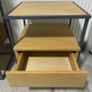 Oak wood bedside table In great condition. Image 4