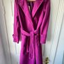 Rosy Days purple belted coat Image 4