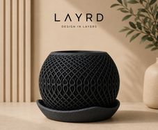 Modern 3D Printed Decorative Plant Pot