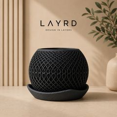 Modern 3D Printed Decorative Plant Pot