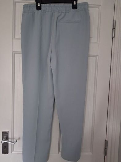 Reiss Hailey Pull On Trousers - Ice Blue - UK 10L - RRP 140