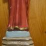 Vintage Statue Of The Sacred Heart. 23cm (9inches) X 7 Cm Wide (3 Inches). In Good Condition. See Photos For Same. Image 5