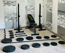 Adjustable Rack Bench Weights Barbell Dumbbells