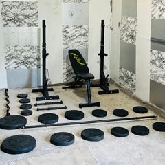 Adjustable Rack Bench Weights Barbell Dumbbells