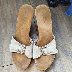 Leather heels