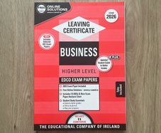Leaving Certificate Business Higher Level Edco Exam Papers 2026 Edition