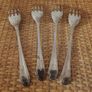 4 EPNS dessert forks Image 2