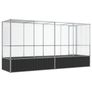 Aviary with Extension Silver 418.5x107x212 cm Steel Image 6