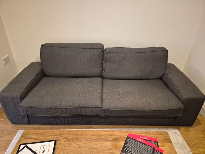 Ikea Kivik 3 seat sofa  - anthracite (very good condition)