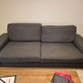 Ikea Kivik 3 seat sofa  - anthracite (very good condition) Image 3