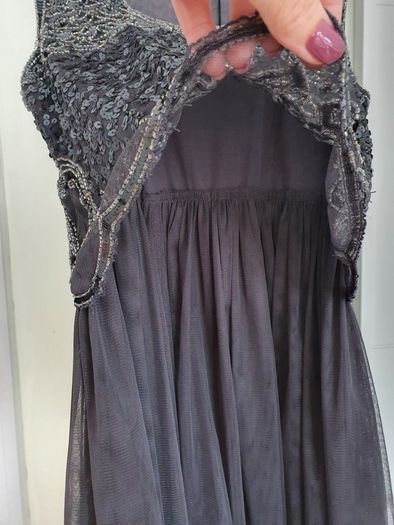 SAVIDA grey paris sequins Sz 10 - Bnwt Rrp 70 euro