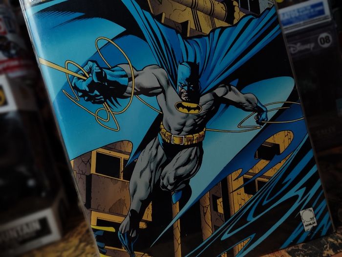 Batman ! Issue #500 ! Anniversary Issue ! Special Edition Die-Cut Cover with Silver Lettering ! 1993 ! by DC Comics !