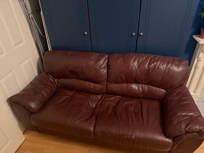 leather sofa